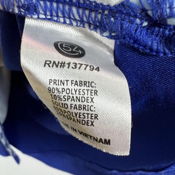 Chase 54 Golf Polo Shirt Men Size Medium Blue Geometric Short Sleeve Performance - Picture 7 of 10